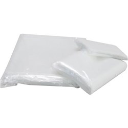 Heavy Duty Poly Bags 600x1200mm 125 Micron Clear, Carton of 125