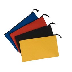 Pencil Case Flat Rectangular Assorted Colours