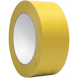 Crepe Masking Tape 48mm x 50m AS817-004 Yellow, Carton of 24