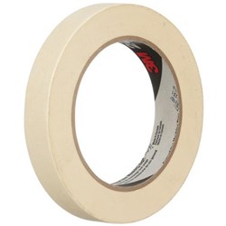 3M™ 201+ Masking Tape 18mm x 55m, Carton of 48