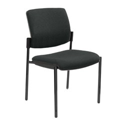 Venice Linea Chair Black 4 Leg Frame Nebula Fabric