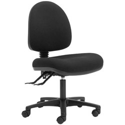 Logic Task Chair 2 Lever Mid Back Black
