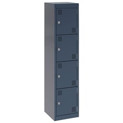Europlan Locker 4 Tier 300mm Dusk Blue