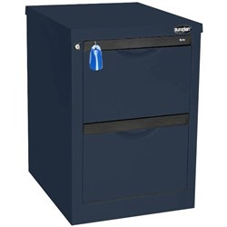 Europlan 505W Forte Filing Cabinet 2 Drawer Dusk Blue