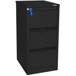 Europlan 505W Forte Filing Cabinet 3 Drawer Matte Black