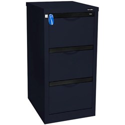 Europlan 505W Forte Filing Cabinet 3 Drawer Night Blue