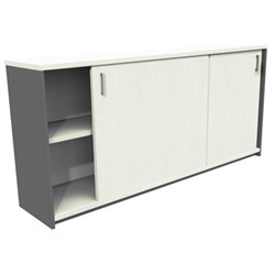 Urban Credenza Sliding Doors 1800mm Snowdrift/Storm