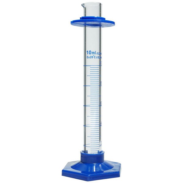 ULTECHNOVO 100ml Glass Graduated Measuring Cylinder With Stopper, Thickened Cylindrical Glass Measuring Cylinder For Laboratory Experiments, Accurate