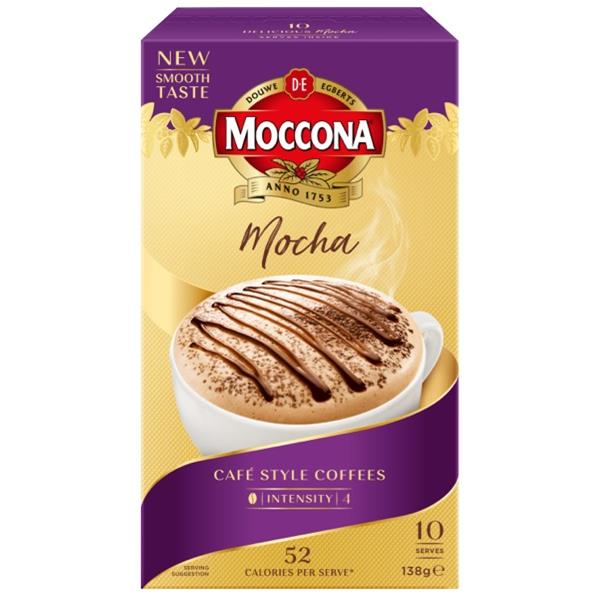 Moccona Cafe Classic Mochaccino Coffee Sachet 140g, Pack of 10