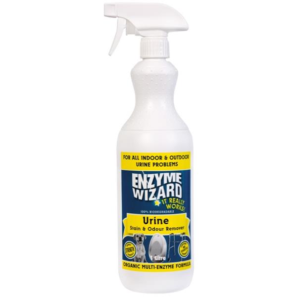 Enzyme Wizard Urine Stain & Odour Remover Cleaner RTU 1L OfficeMax NZ