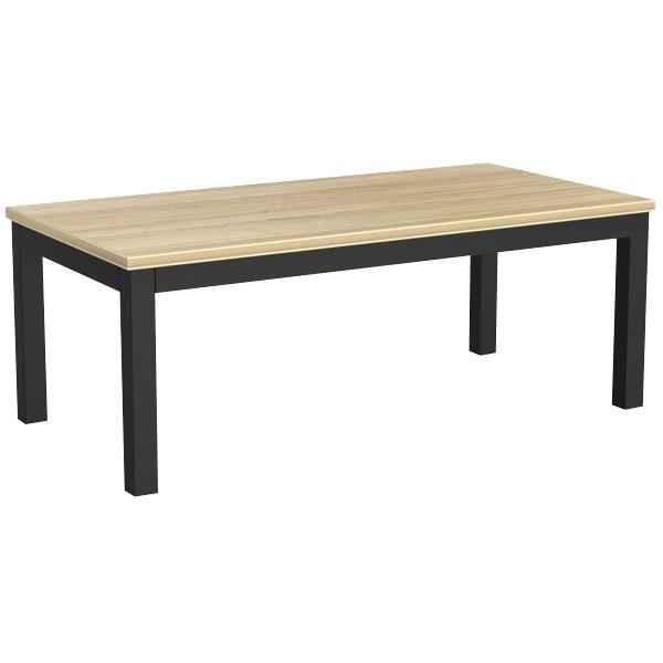Cubit Coffee Table 1200mm Atlantic Oak/Black OfficeMax NZ