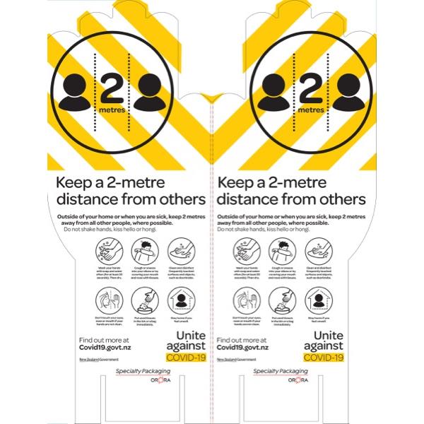 Covid 19 Workplace Divider Safety Sign 700 x 1800mm OfficeMax NZ