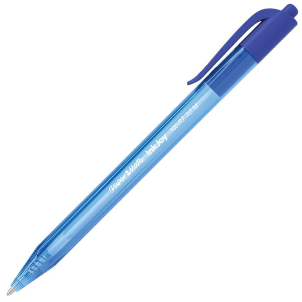 Paper Mate InkJoy 100 Blue Ballpoint Pen Medium Tip