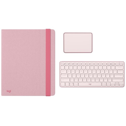 Logitech Casa Pop-Up Desk Kit Bohemian Blush | OfficeMax NZ