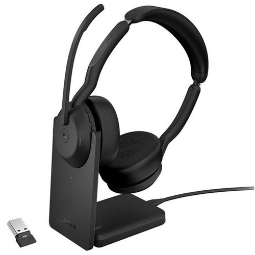 Jabra Evolve2 55 Link380c MS Stereo USB-C Wireless Headset with