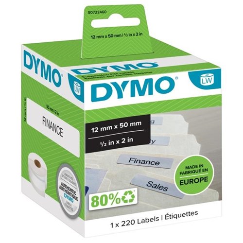 for Dymo 99017 51 x 12,5 mm 220 label labels per roll 1x Label Kompat
