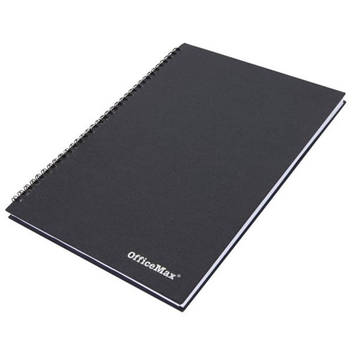 OfficeMax A4 Hardcover Spiral Notebook 160 Pages OfficeMax NZ