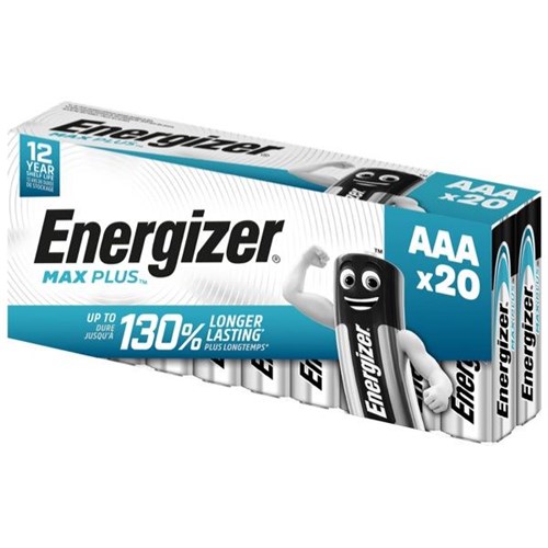 Energizer Max Plus AAA Alkaline Batteries, Pack of 24 OfficeMax NZ