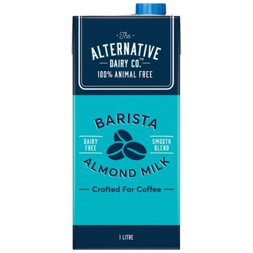 The Alternative Dairy Co UHT Barista Almond Milk 1L OfficeMax NZ