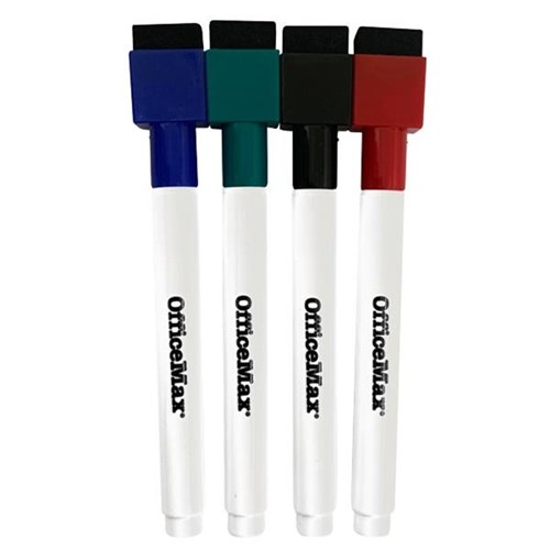 pen Refills /& 3 Magnet Magnetic Eraser Black Red Blue and Green Marker Pen Whiteboard Accessories Kit Includes