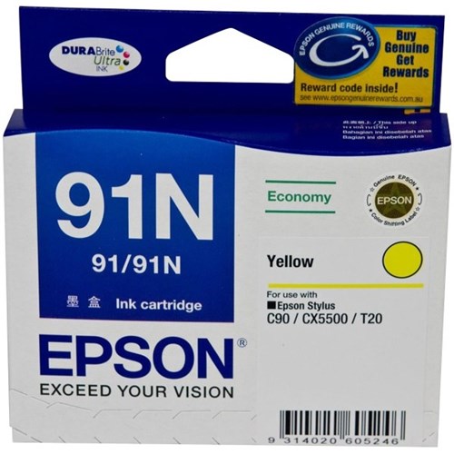 yellow epson printer ink