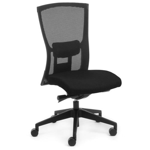 Domino Task Chair Mesh Back Black Officemax Nz