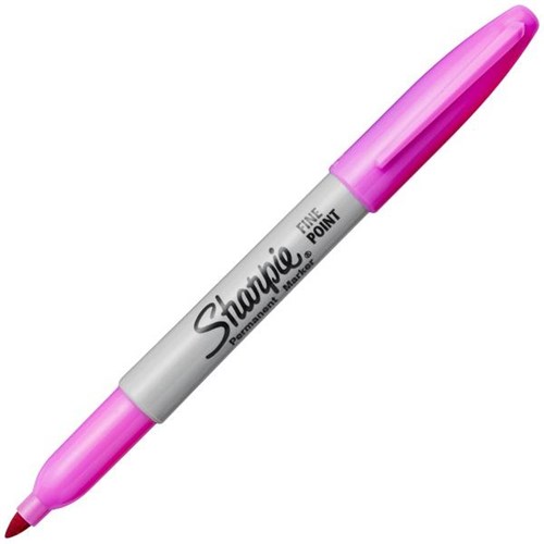 Sharpie Pink Permanent Marker Fine Tip OfficeMax NZ