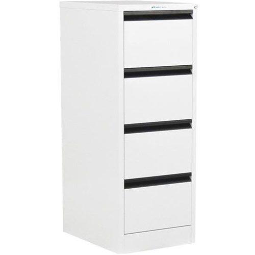 Precision Filing Cabinet 4 Drawer Vertical White Satin Officemax Nz