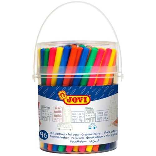 Jovi Washable Felt Tip Marker, Pack of 96 OfficeMax NZ