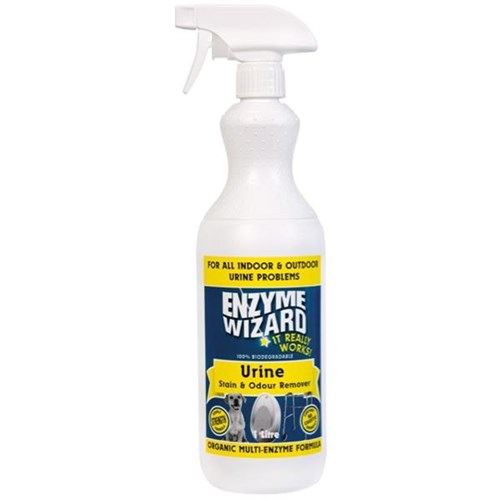 Enzyme Wizard Urine Stain & Odour Remover Cleaner RTU 1L OfficeMax NZ