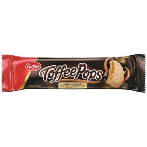 Griffin's Toffee Pops Biscuits Caramelised White Chocolate 200g