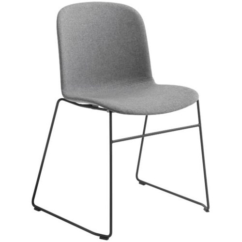 Adapt Visitor Chair Sled Base Momentum Pace Black Officemax Nz