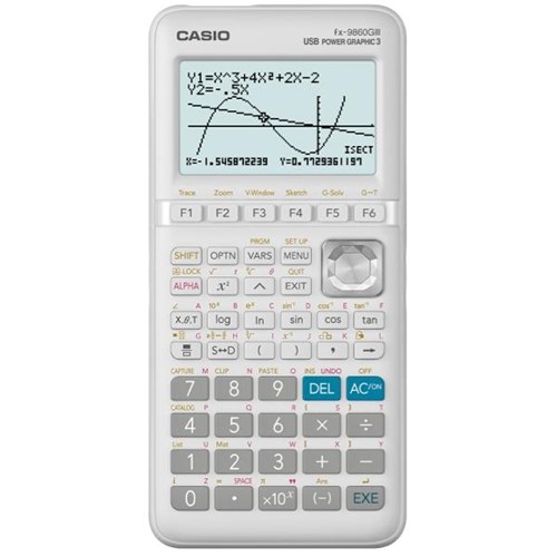 Casio Fx9860giii Graphic Calculator White Officemax Nz