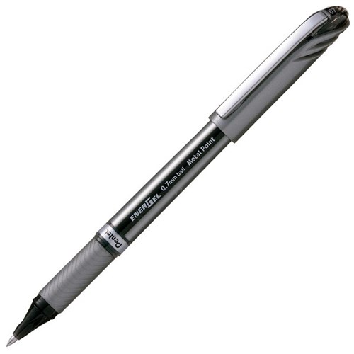 Pentel Energel Black Rollerball Gel Pen Medium Tip OfficeMax NZ