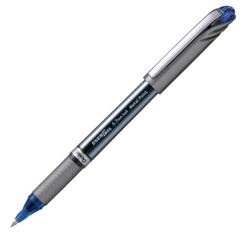 Pentel Energel Blue Rollerball Gel Pen Medium Tip OfficeMax NZ