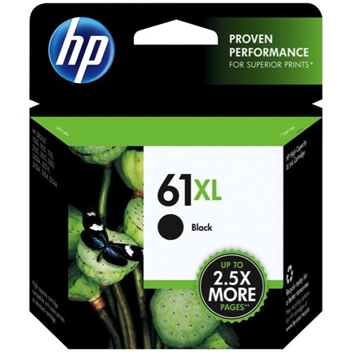 Hp 61xl Black Ink Cartridge High Yield Ch563wa Officemax Nz