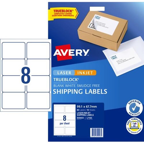 Avery Label Conversion Chart