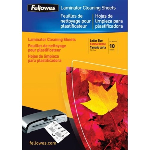 Fellowes A4 Laminator Cleaning Sheets Pack of 10 