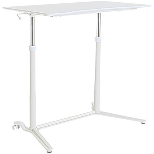 Wave Height Adjustable Desk 1040mm White Officemax Nz