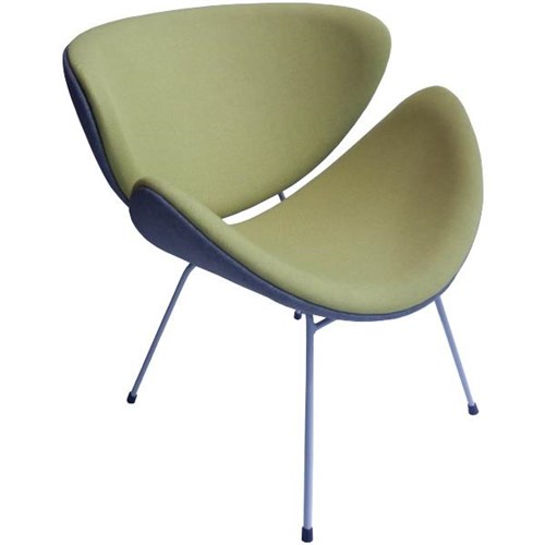 Lip Look Chair Bond Limoncello Grey Haze Silver Officemax Nz