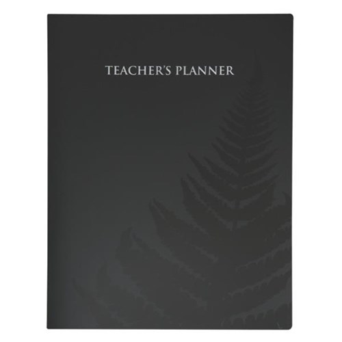 Teacher's Planner Book Cover Only Black OfficeMax NZ
