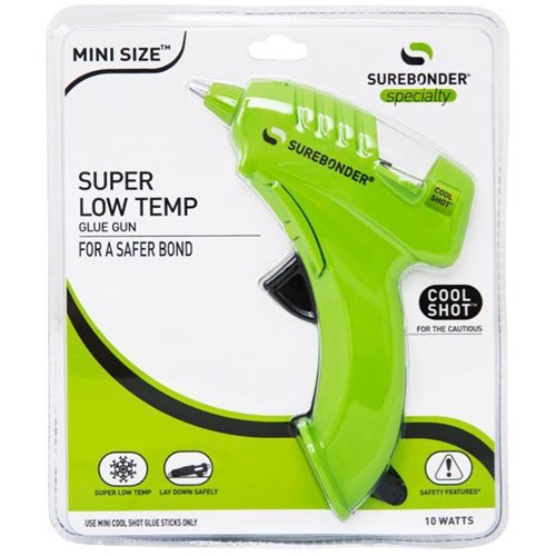 Surebonder Specialty Series Cool Shot Super Low Temp Mini Glue Gun