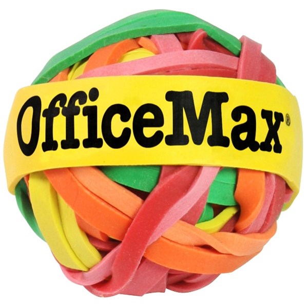 OfficeMax Rubber Band Ball Assorted Colours 23gm OfficeMax NZ