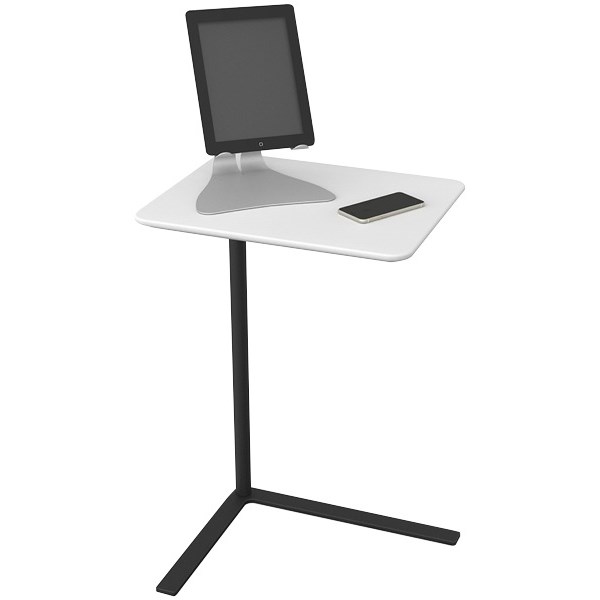 Motion Loop Laptop/Tablet Table White/Black OfficeMax NZ