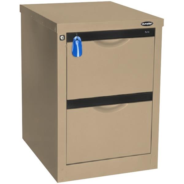 Europlan 505W Forte Filing 2 Drawer Driftwood OfficeMax NZ