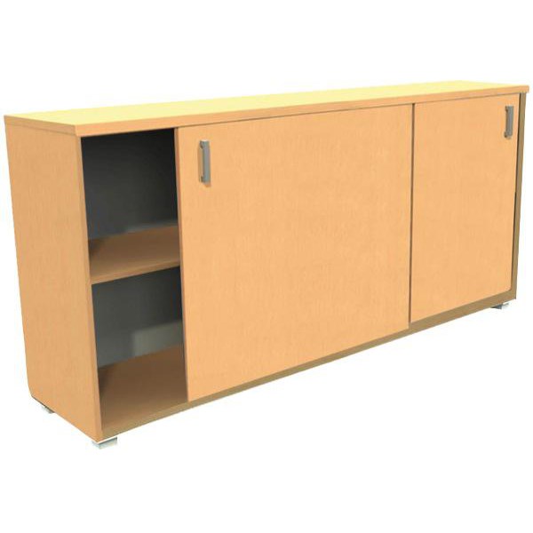 City Credenza Sliding Doors 1800mm Tawa OfficeMax NZ