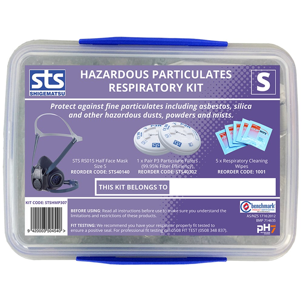 STS Shigematsu Half Face Hazardous Particulates Respiratory Kit
