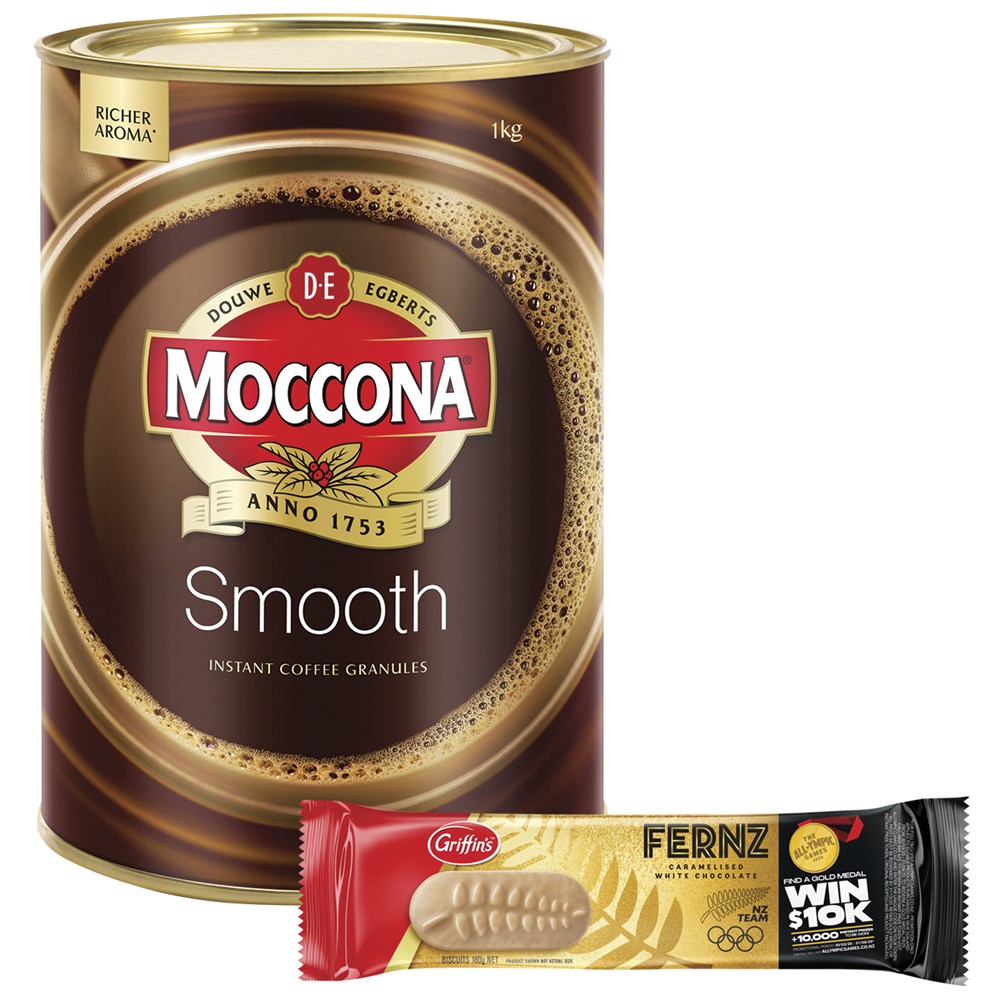Moccona Smooth Instant Coffee 1kg OfficeMax NZ