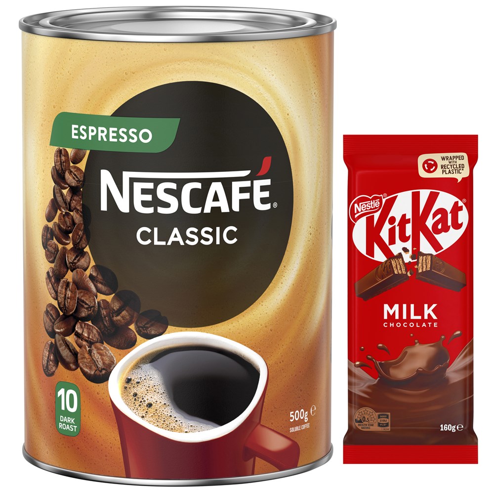 NESCAFE Espresso Instant Coffee 500g OfficeMax NZ