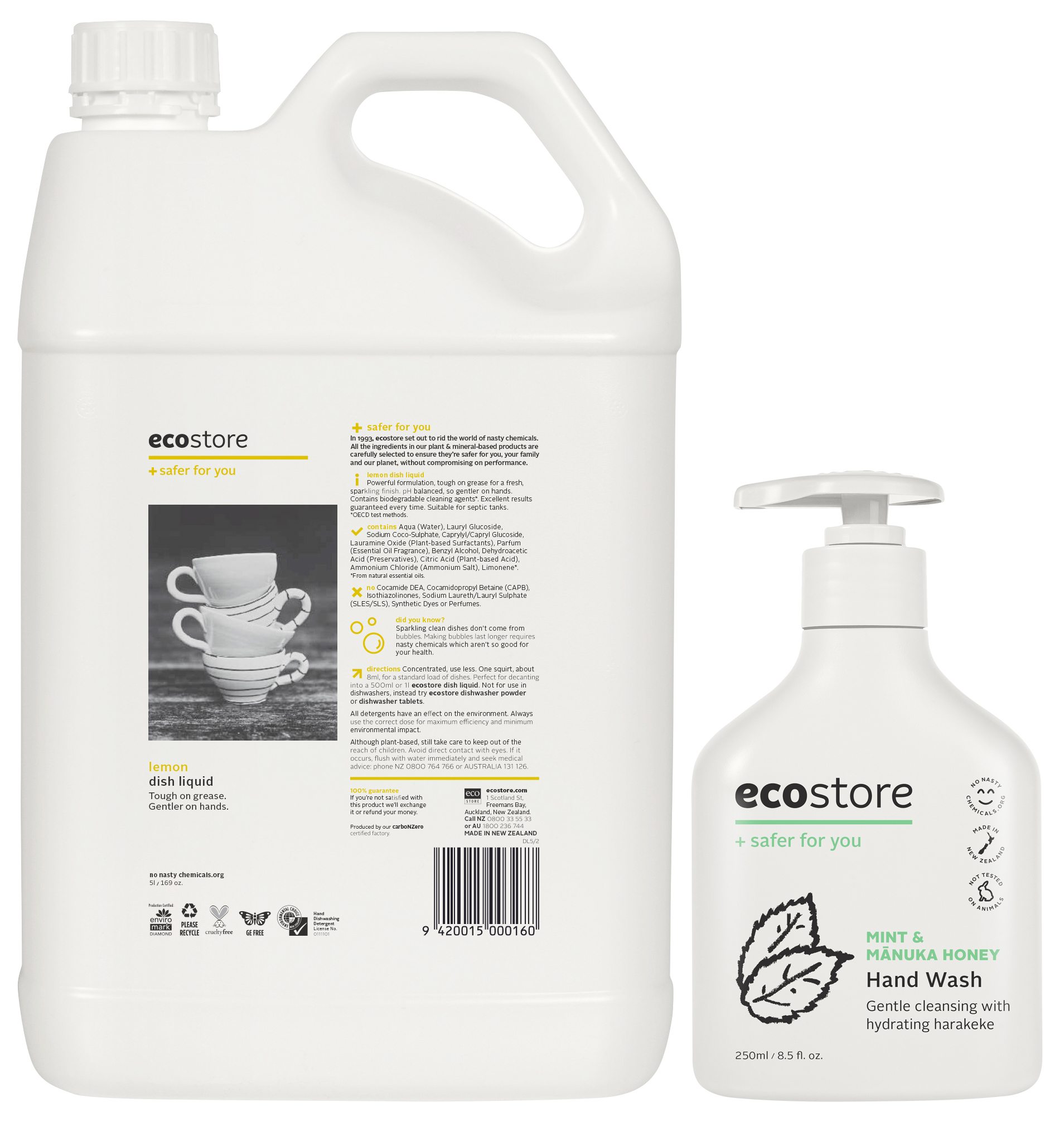 ecostore Dishwashing Liquid 5 Litre OfficeMax NZ